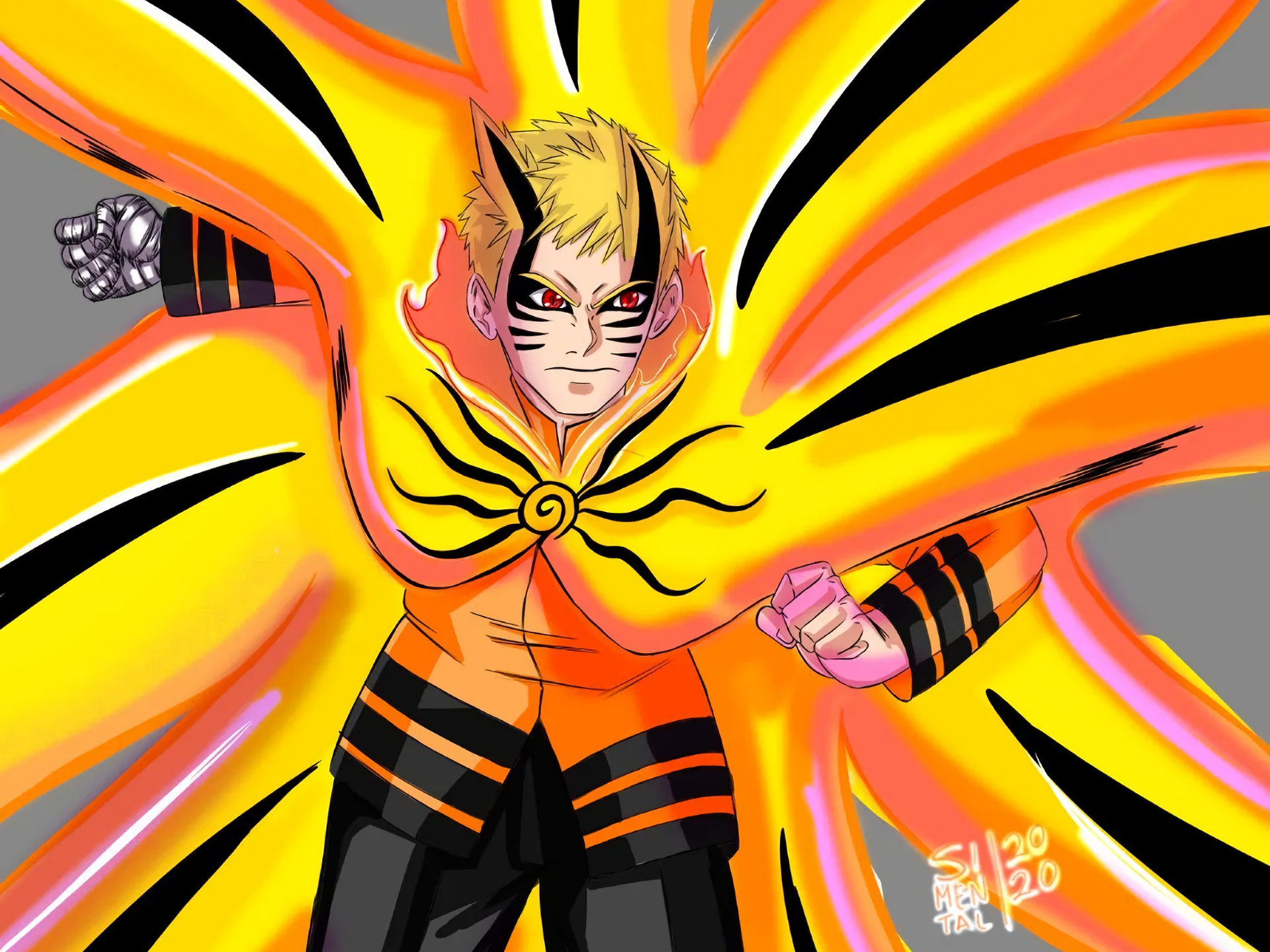 1920x1440 Baryon Mode Art Naruto 2021 Wallpaper, HD Anime 4K Wallpaper, Image and Background