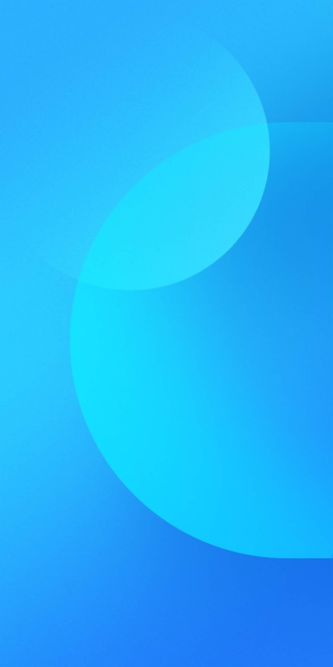 1080x2160 Techno Camon X Stock Blue Bubbles
