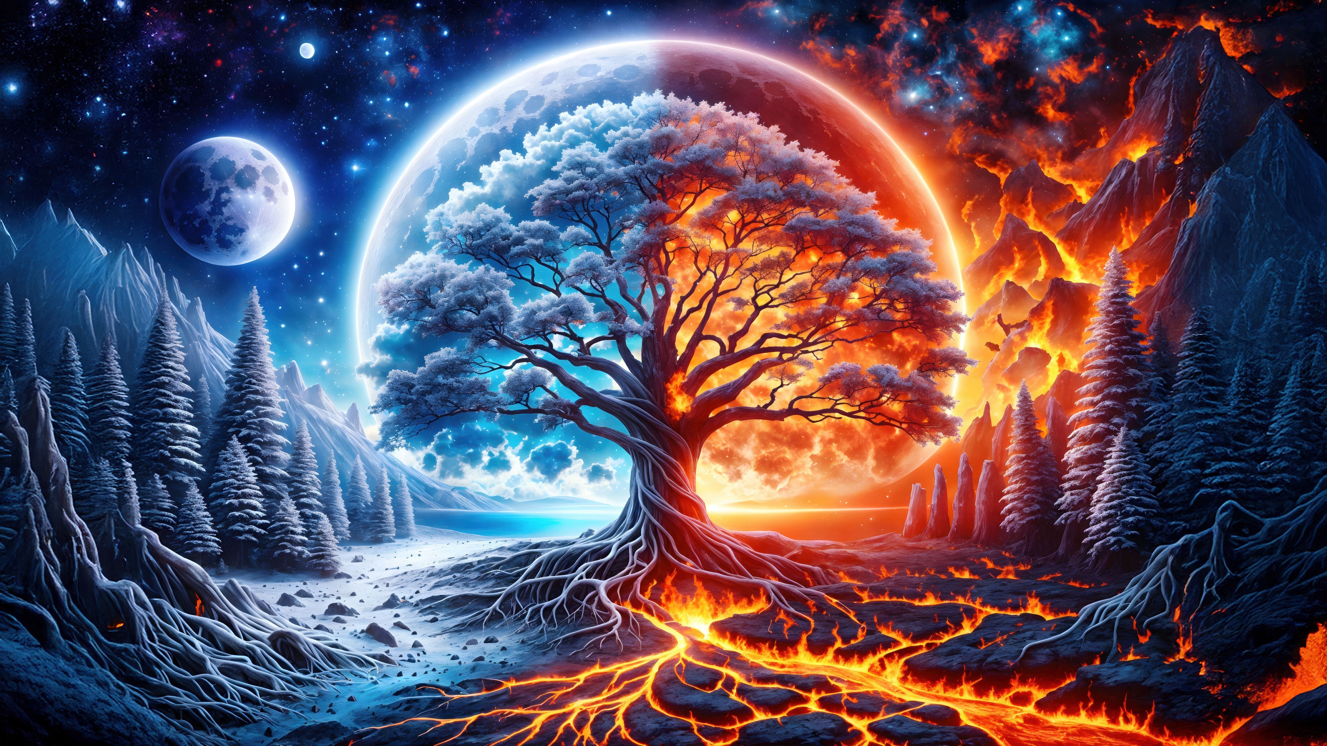 5120x2880 AI generated 4K Wallpaper