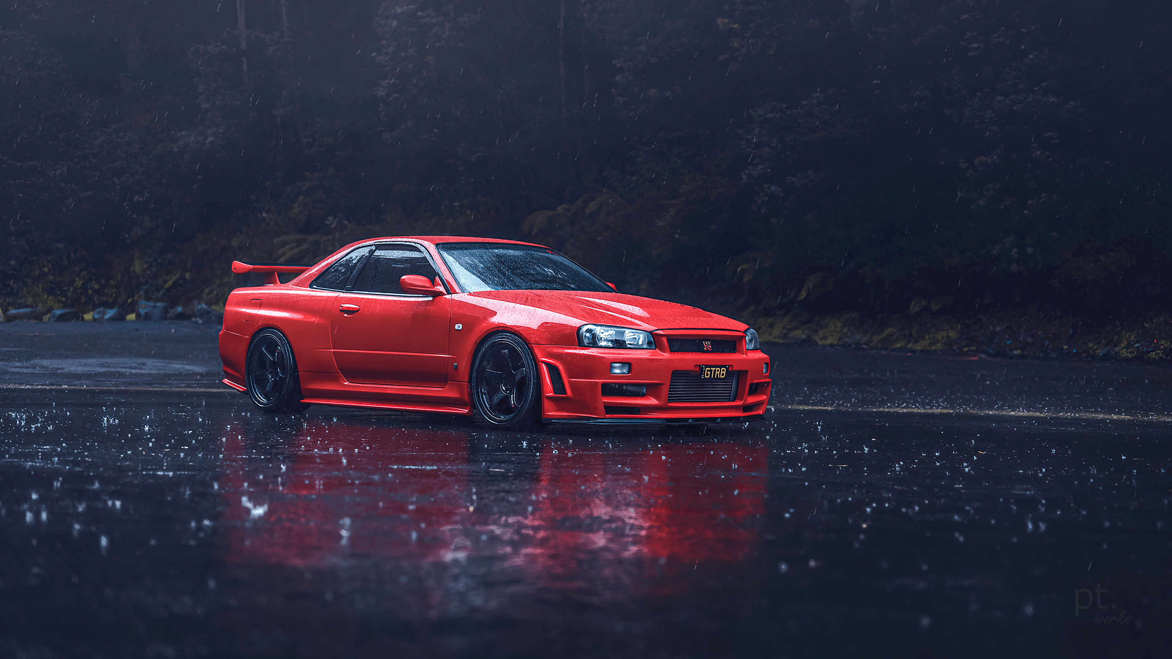 3840x2160 Nissan Skyline GT‑R (R34)