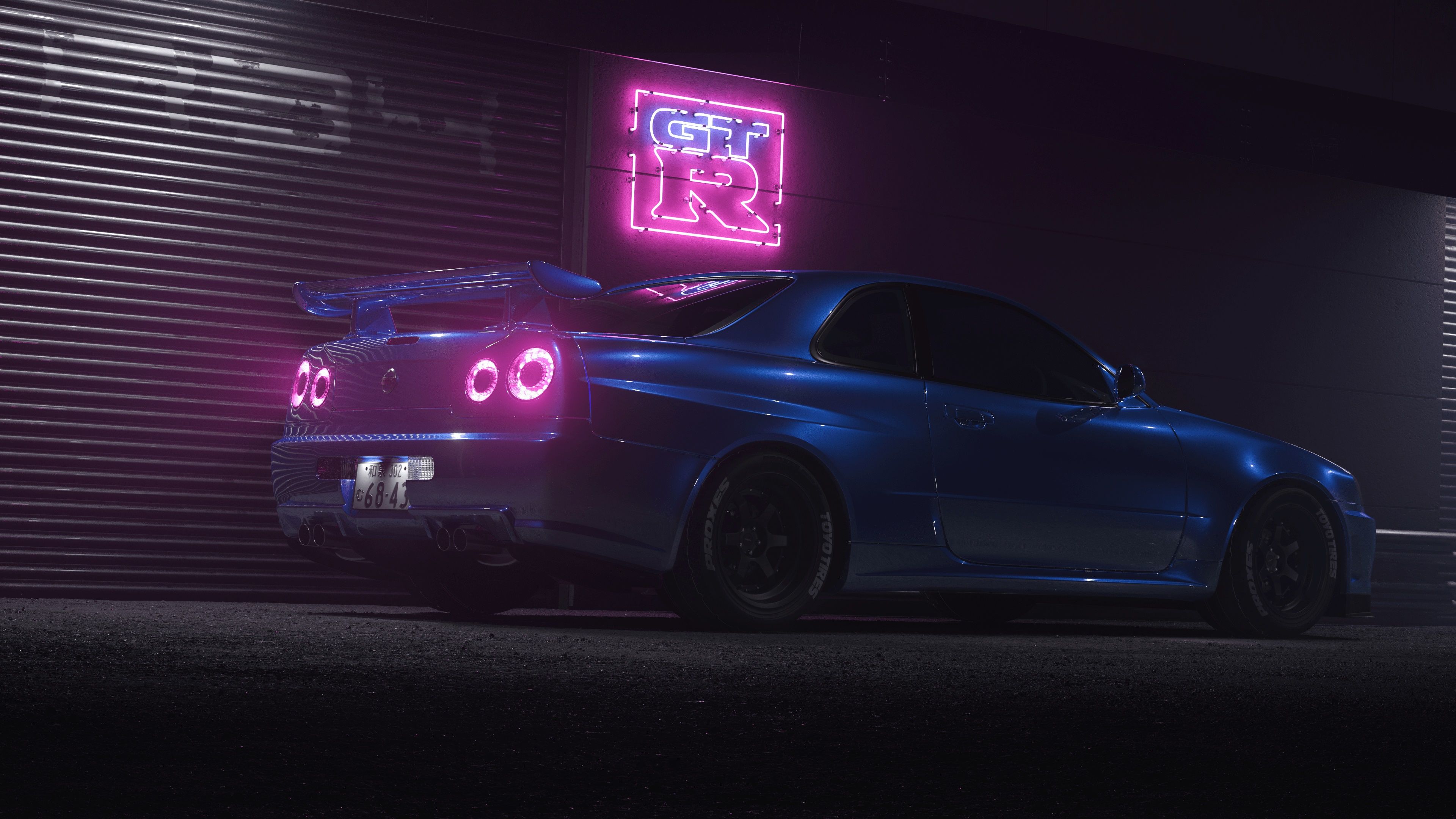 3840x2160 Nissan GT R SKYLINE R34