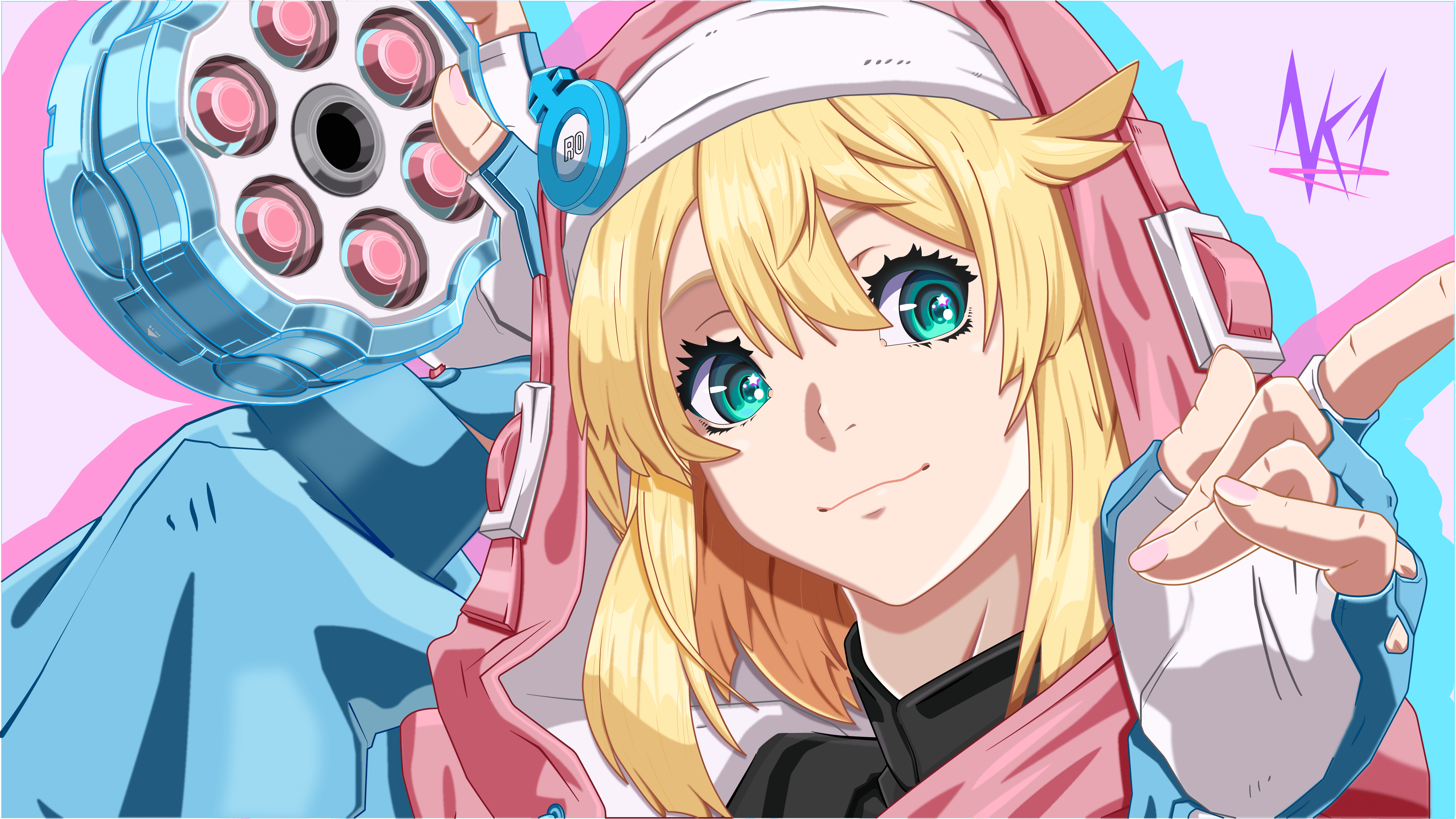 3840x2160 I made a 4k Bridget Art, feel free to download and use as you like!!! :3