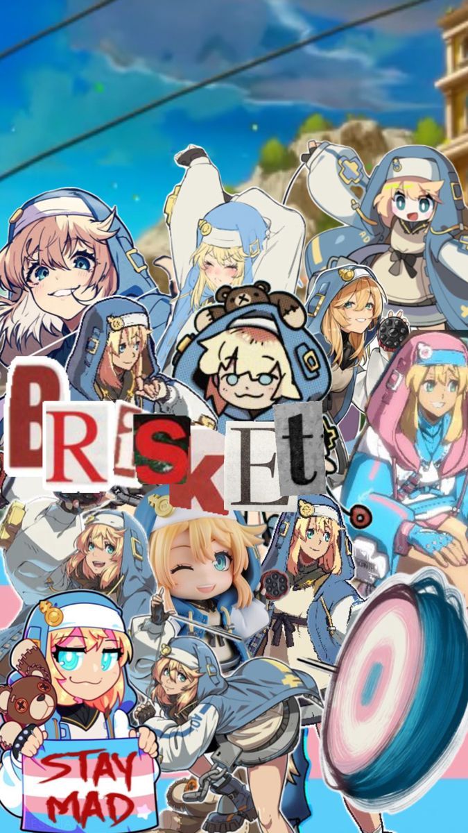 675x1200 Basket <333333. Bridget fan art, Bridget wallpaper, Guilty gear strive wallpaper