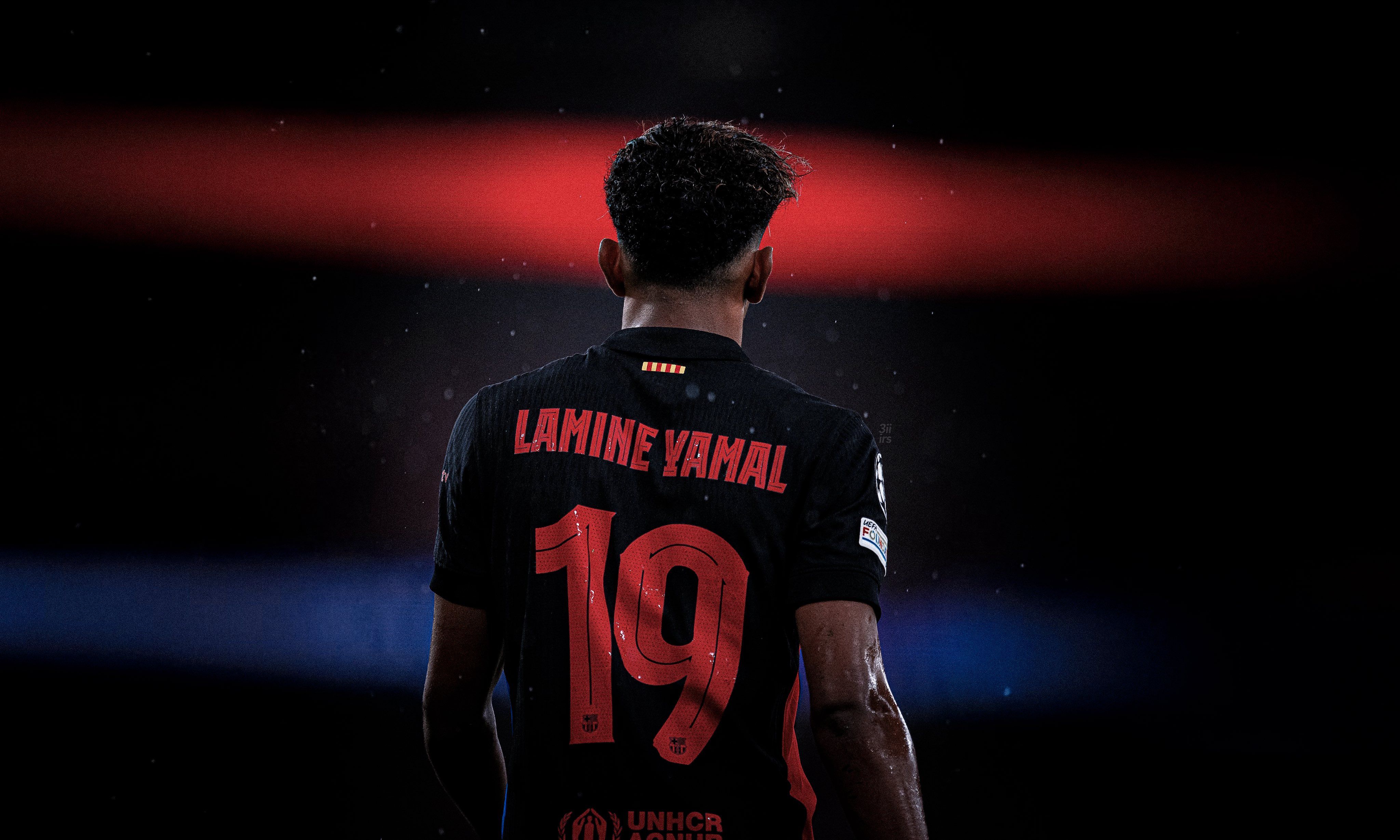 4096x2458 Lamine Yamal Deskk Wallpaper