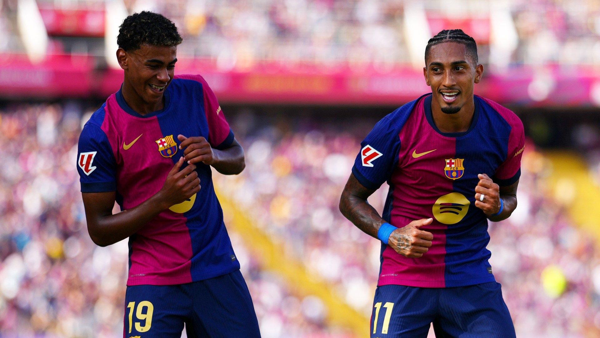 1920x1080 Lamine Yamal and Barcelona teammates to wear British band's logo on shirt for El Clasico