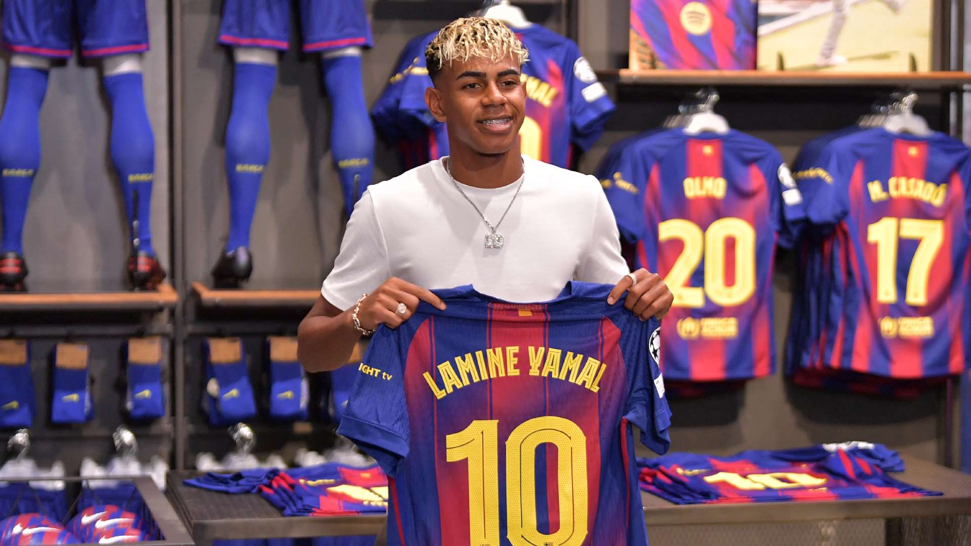 1920x1080 I'm under no pressure' Yamal says he's 'indifferent' to praise and criticism as Barcelona star names the two trophies he wants to win after inheriting Lionel Messi's No.10 shirt