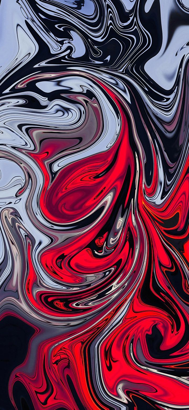 720x1560 Abstract Chrome Wallpaper