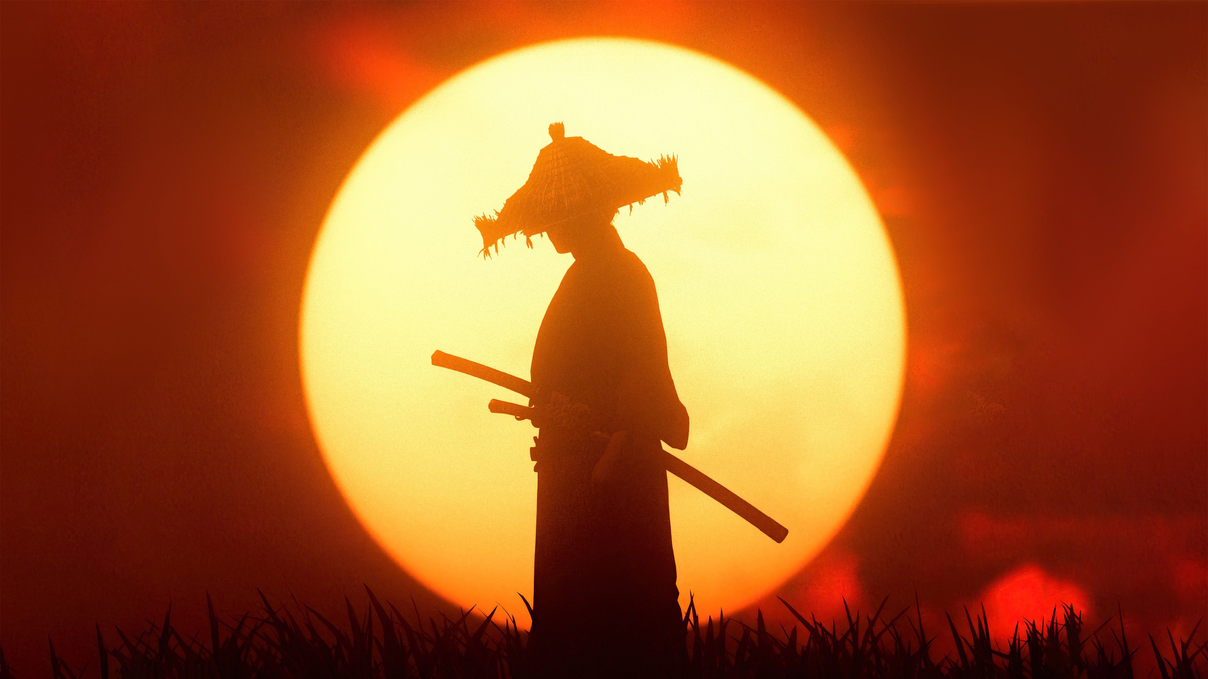 3840x2160 Samurai Warrior 4K HD Ghost of Tsushima Wallpaper