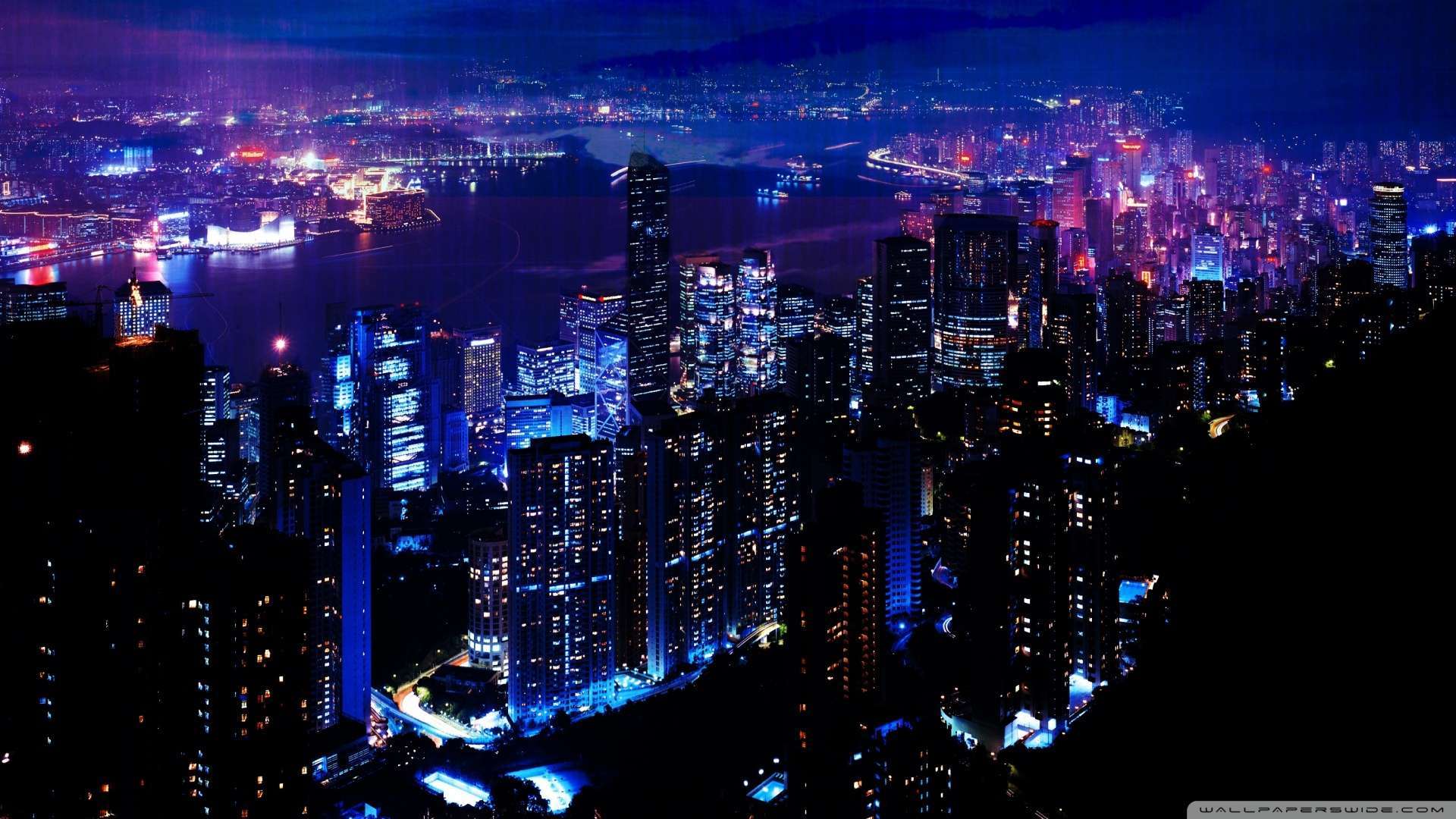 1920x1080 Night City Wallpaper p Busy Desktop Sunny iPhone Black And 1920x1080