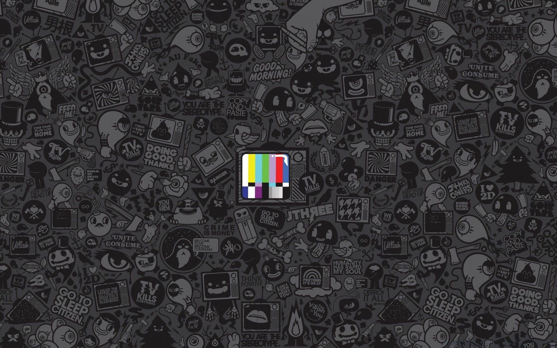 1920x1200 No Signal TV Vector Art