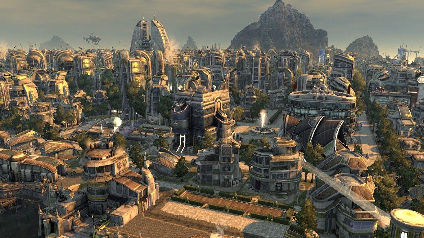 1366x768 Dystopian Futuristic Wallpaper Background Kecbio