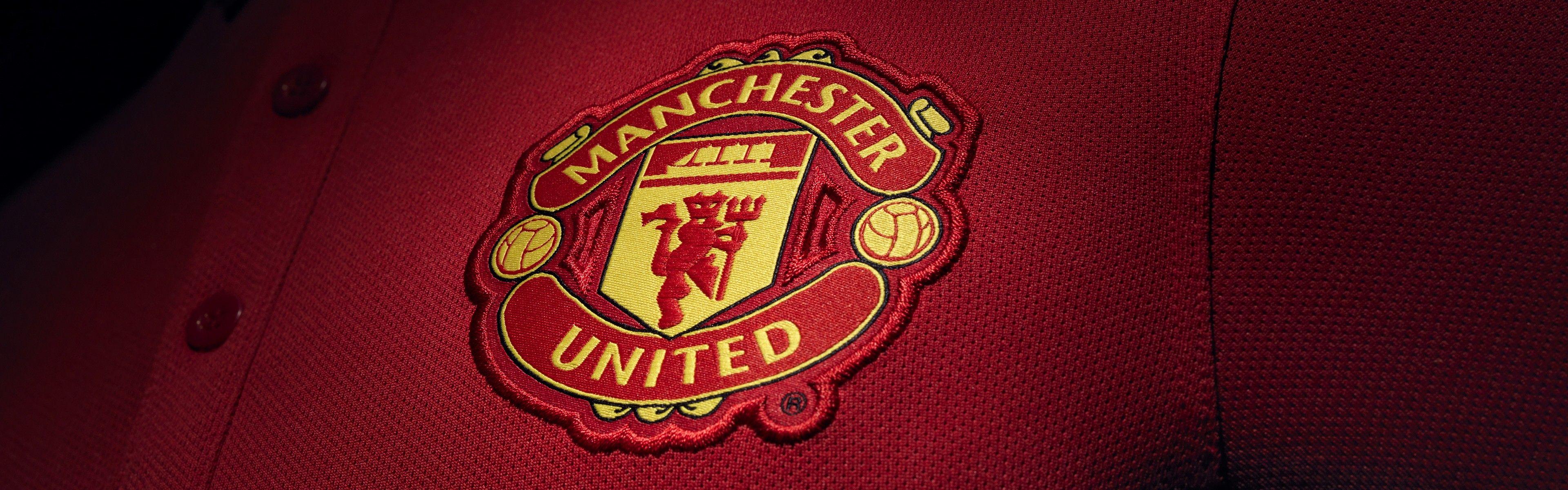 3840x1200 Manchester United, Logo, Sports Jerseys, Soccer Clubs, Premier League, Multiple Display, Dual Monitors Wallpaper HD / Desktop and Mobile Background