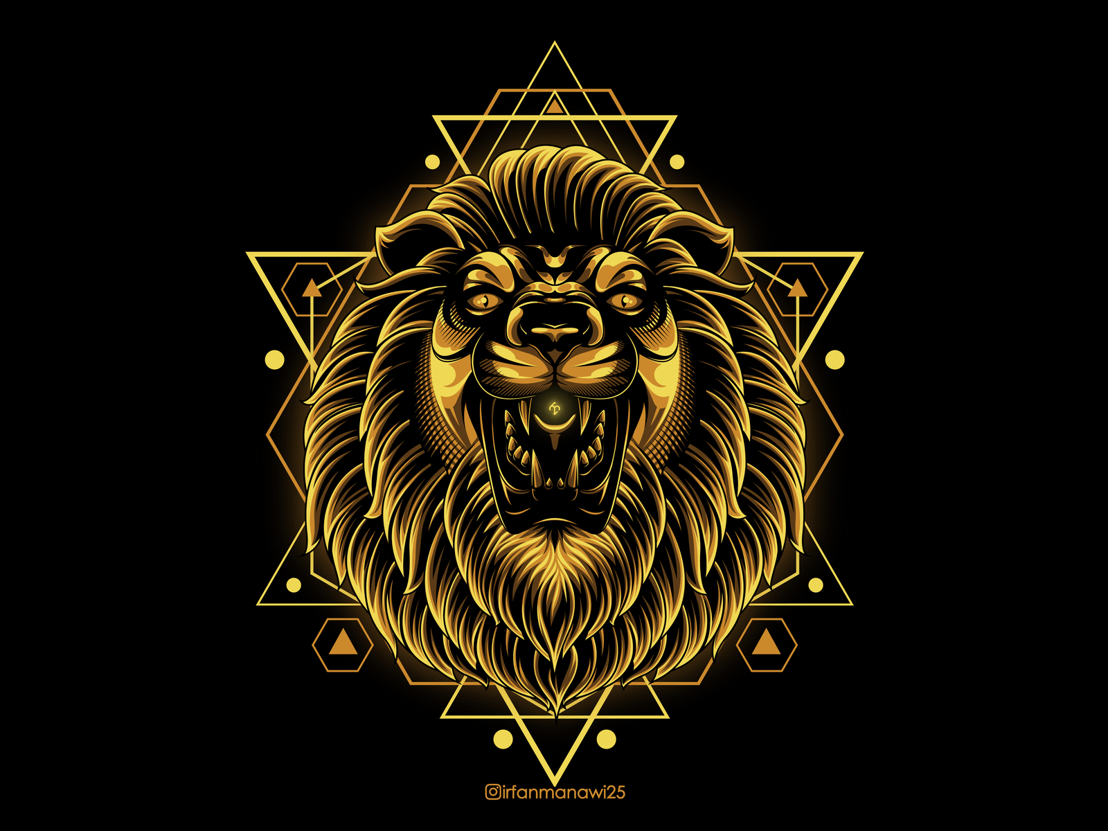 Gold Lion Wallpapers - Top Free Gold Lion Backgrounds - WallpaperAccess