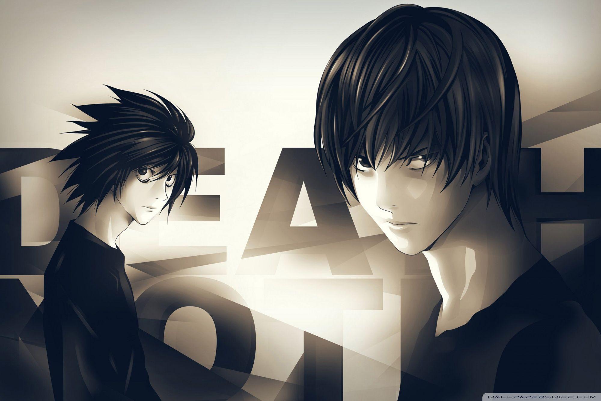 2000x1333 Death Note Anime Ultra HD Desktop Background Wallpaper for : Tablet