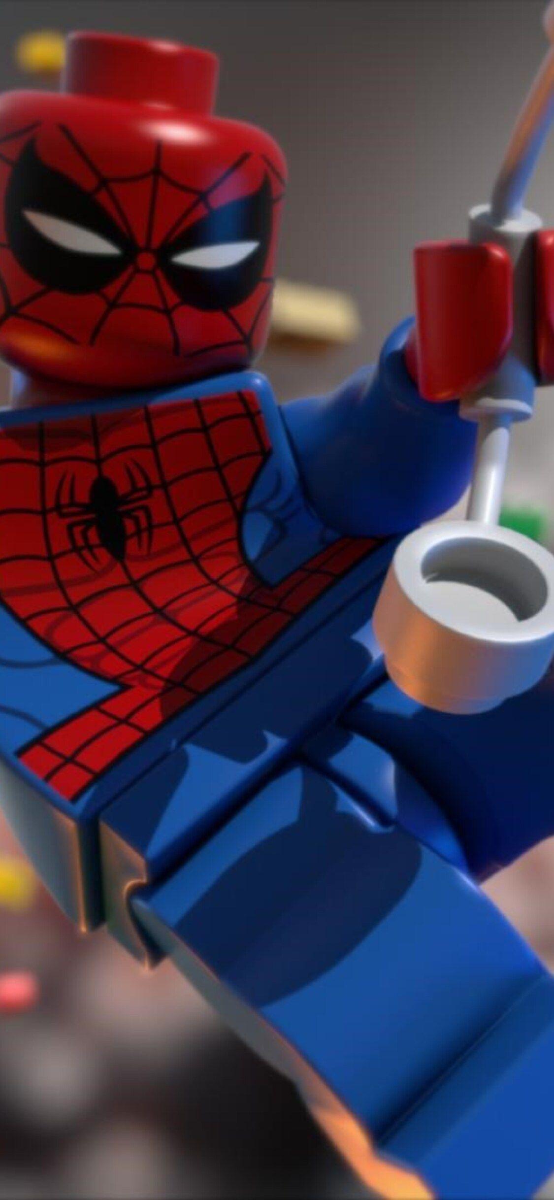 spiderman lego wallpaper