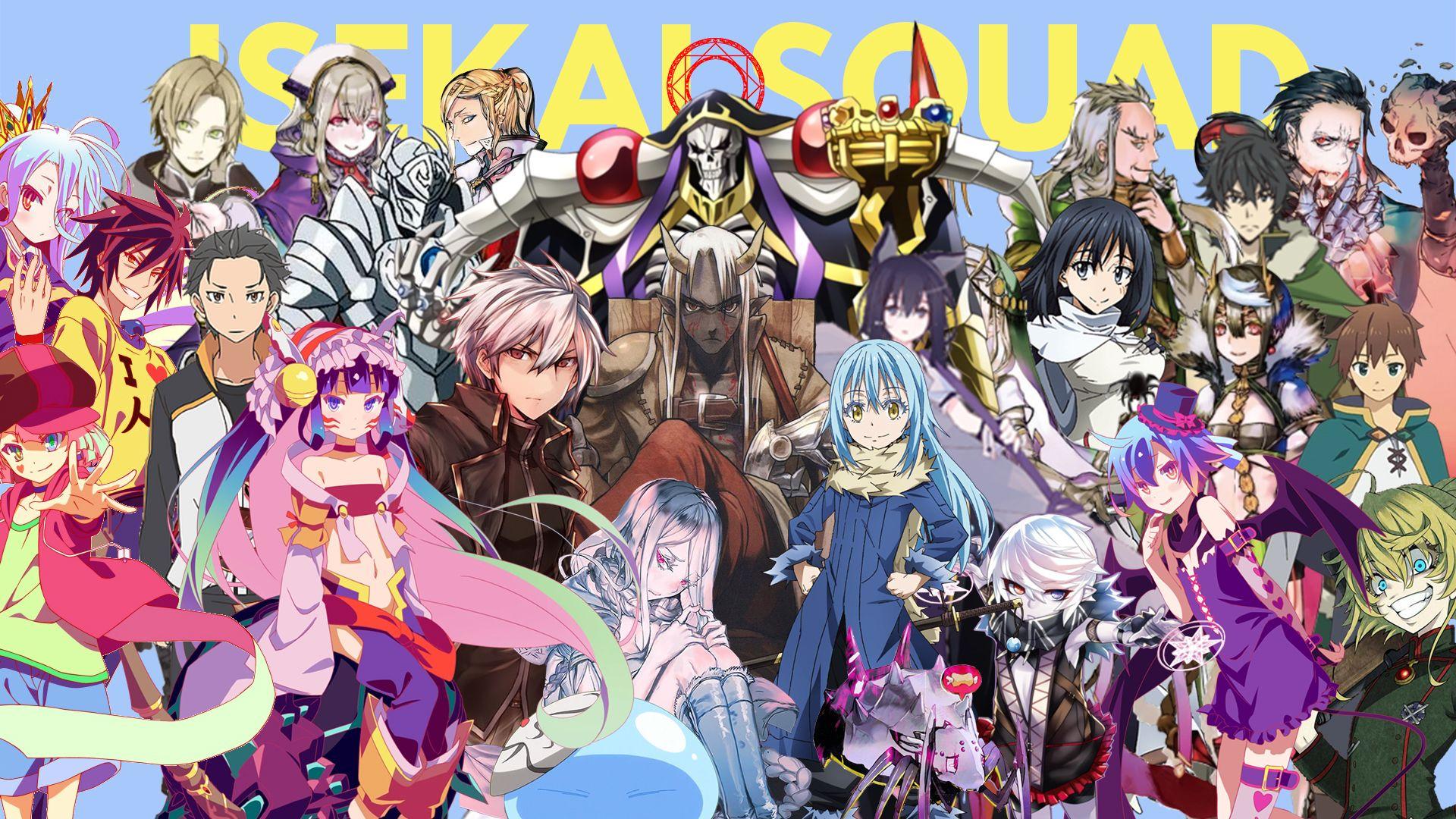 1920x1080 Made an isekai protagonists(mostly) wallpaper, tell me who i should put in?