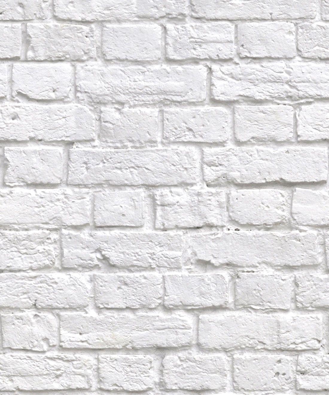 1100x1318 Soft White Bricks Wallpaper, Realistic Accurate Bricks