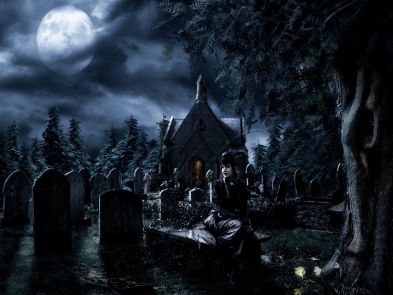 Gothic Graveyard Wallpapers Top Free Gothic Graveyard Backgrounds