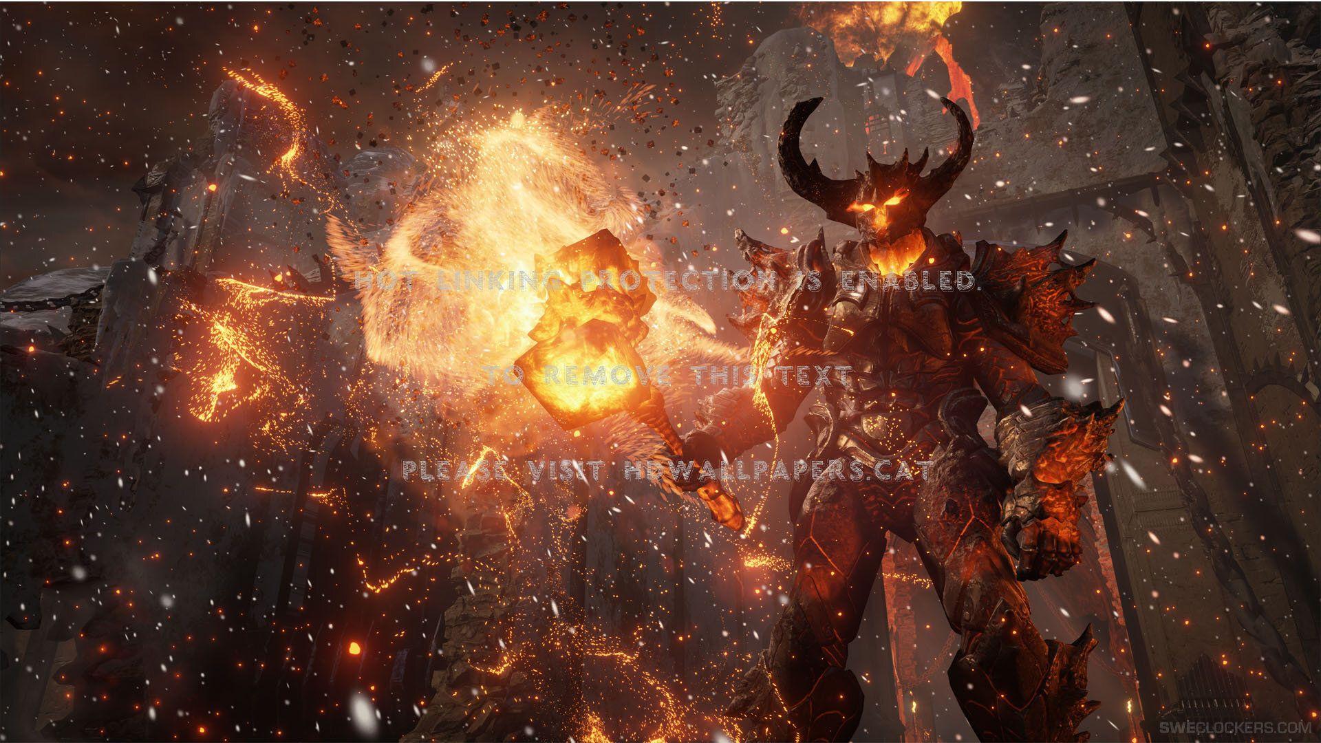 1920x1080 fire monster demon elemental dark games