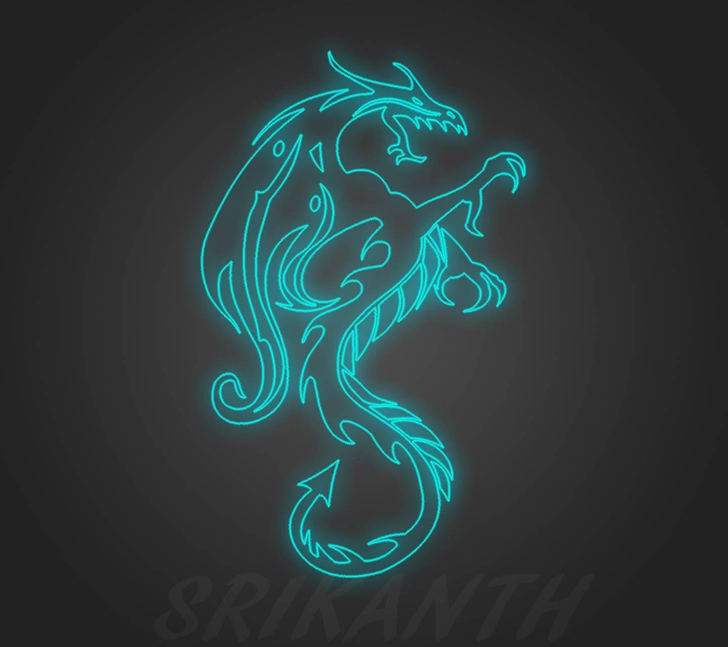 Cool Neon Dragon Wallpapers Top Free Cool Neon Dragon Backgrounds