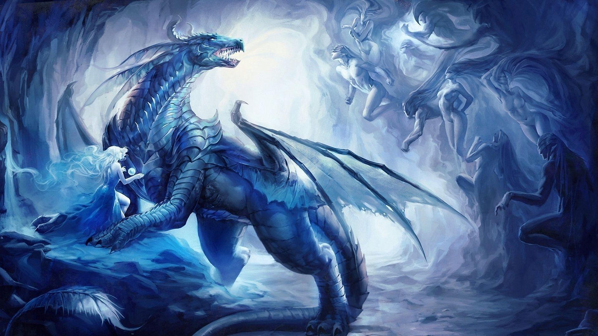 1920x1080 Blue Dragon Desktop Background. Blue Wallpaper, Cute Blue Wallpaper and Blue Christmas Wallpaper