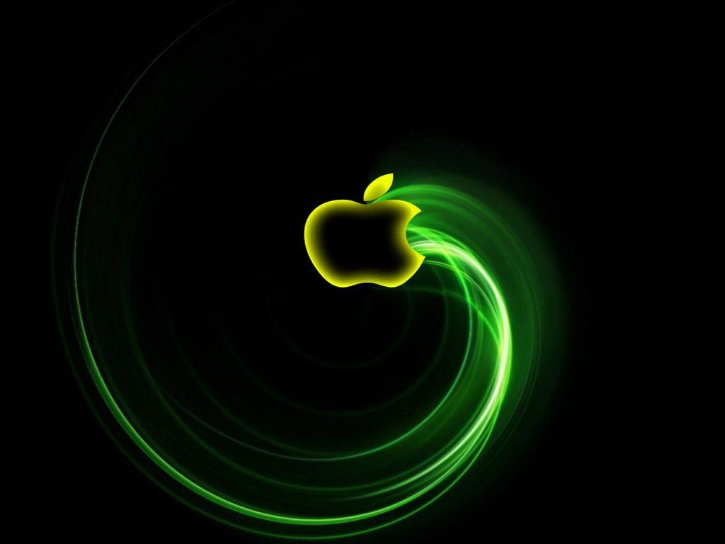 1024x768 Neon Apple Wallpaper HD For Android