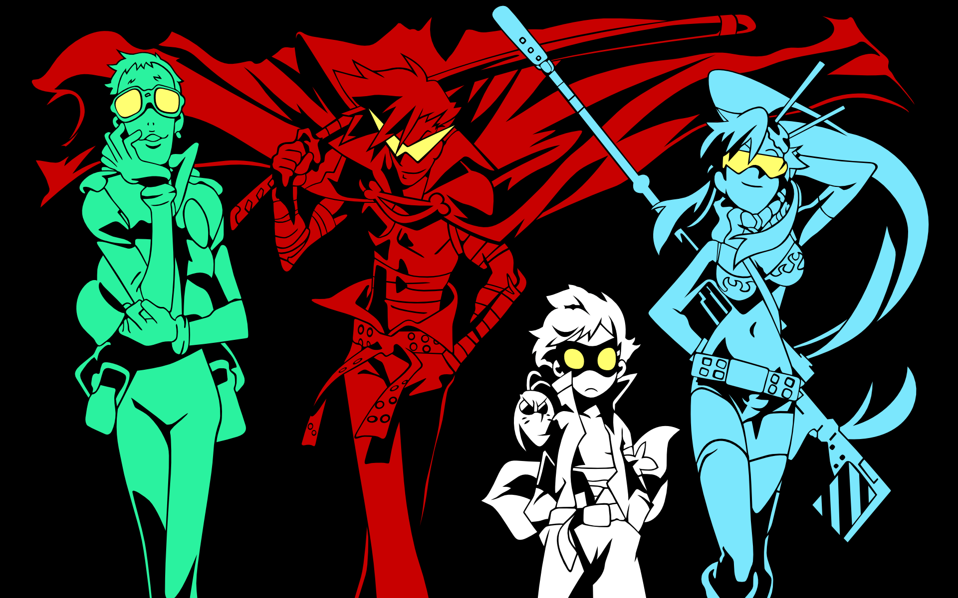 1920x1200 Kamina, Tengen Toppa Gurren Lagann, Simon, fairies, Littner Yoko