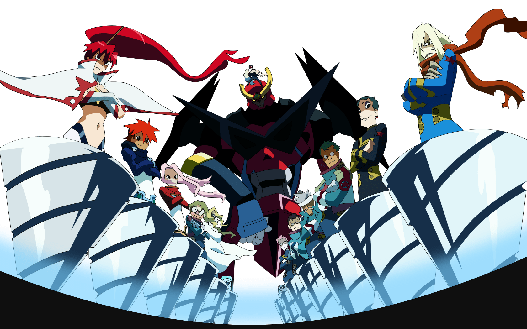 Gurren Lagann Art Wallpapers Top Free Gurren Lagann Art Backgrounds WallpaperAccess