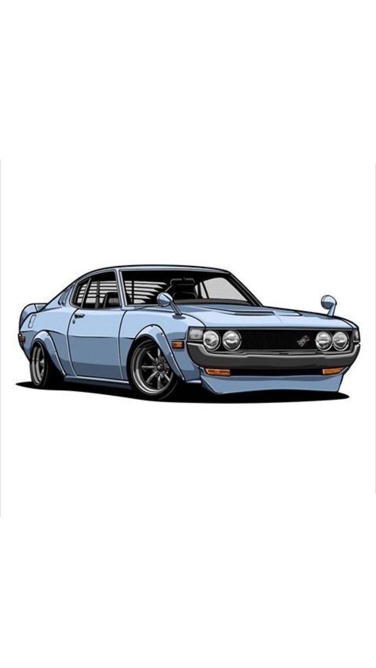 736x1308 Illustrated cars - #Adem #cars #Illustrated cars. Motorcycle wallpaper, Car iphone wallpaper, Jdm cars