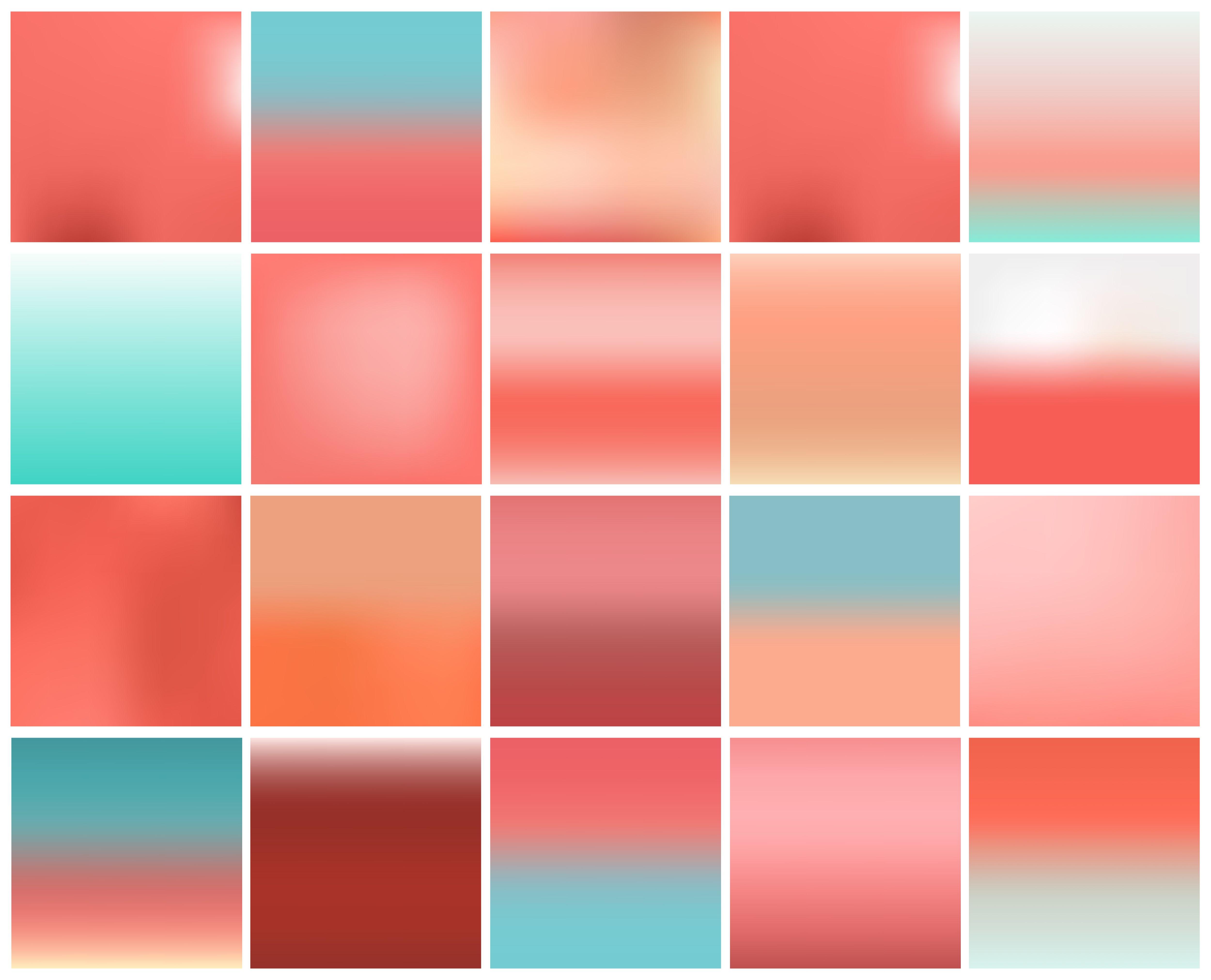 5000x4048 Mega pack of 20 blurred abstract background. Pastel tone color collection set. Wallpaper and Texture concept. Popular pantone trend for year 2019 Free Vectors, Clipart Graphics & Vector Art
