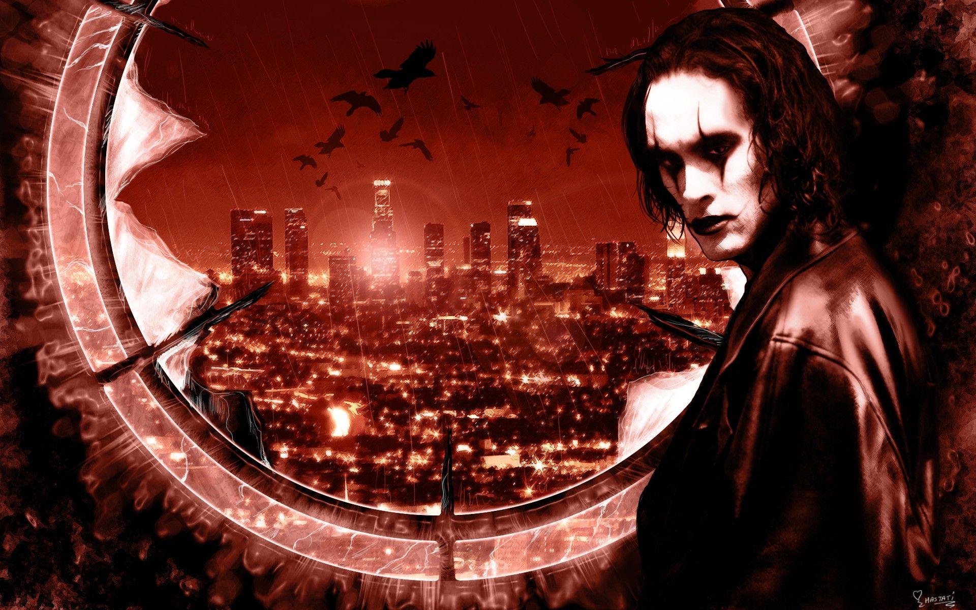 1920x1200 Download desktop wallpaper Wallpaper with the main hero of the movie The Crow