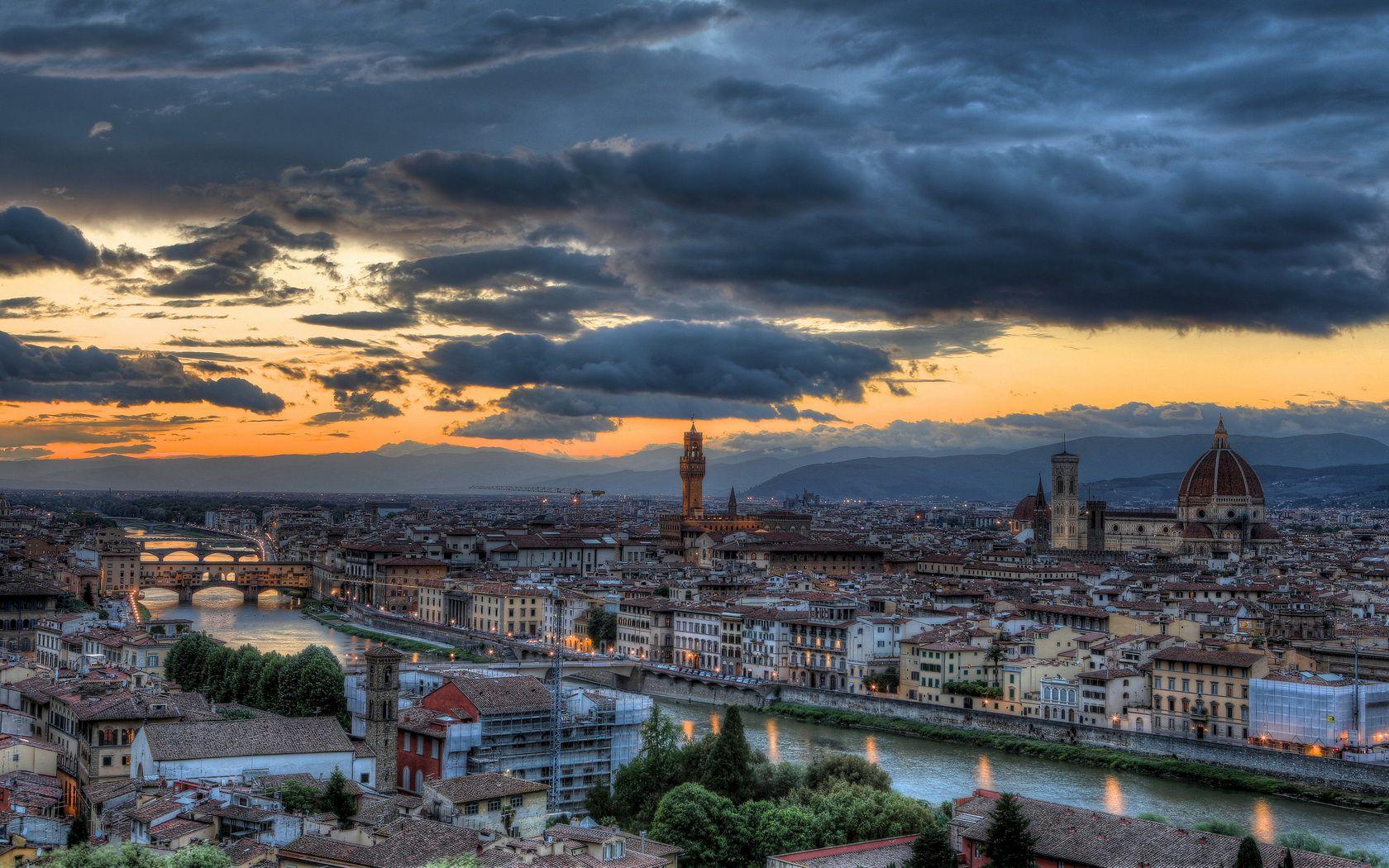 1680x1050 City Florence Renaissance Italy Tuscany wallpaperx1050