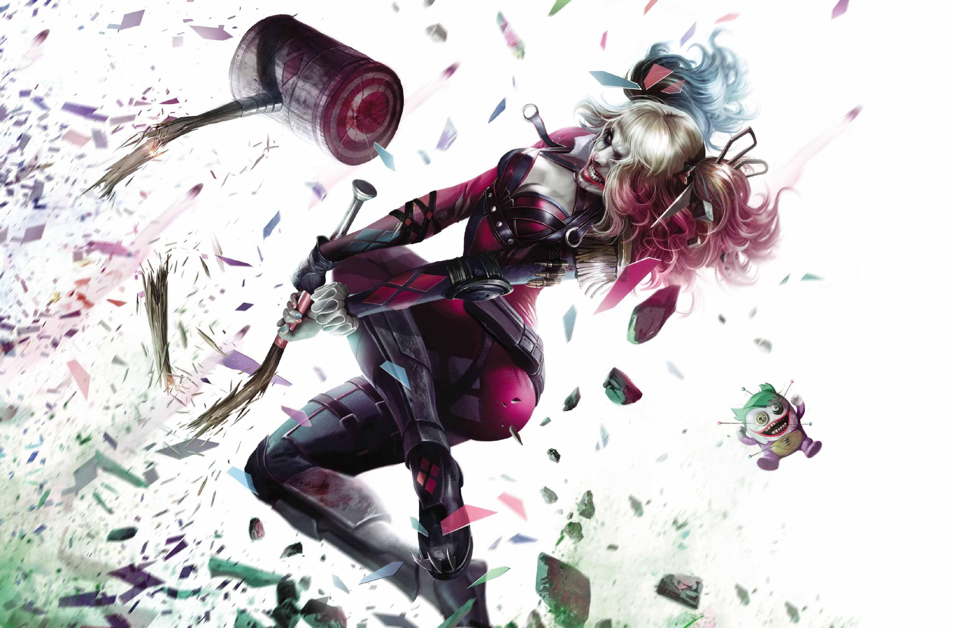3131x2063 Harley Quinn Dc Art Wallpaper, HD Superheroes Wallpaper, 4k Wallpaper , Image, Background, Photos and Picture