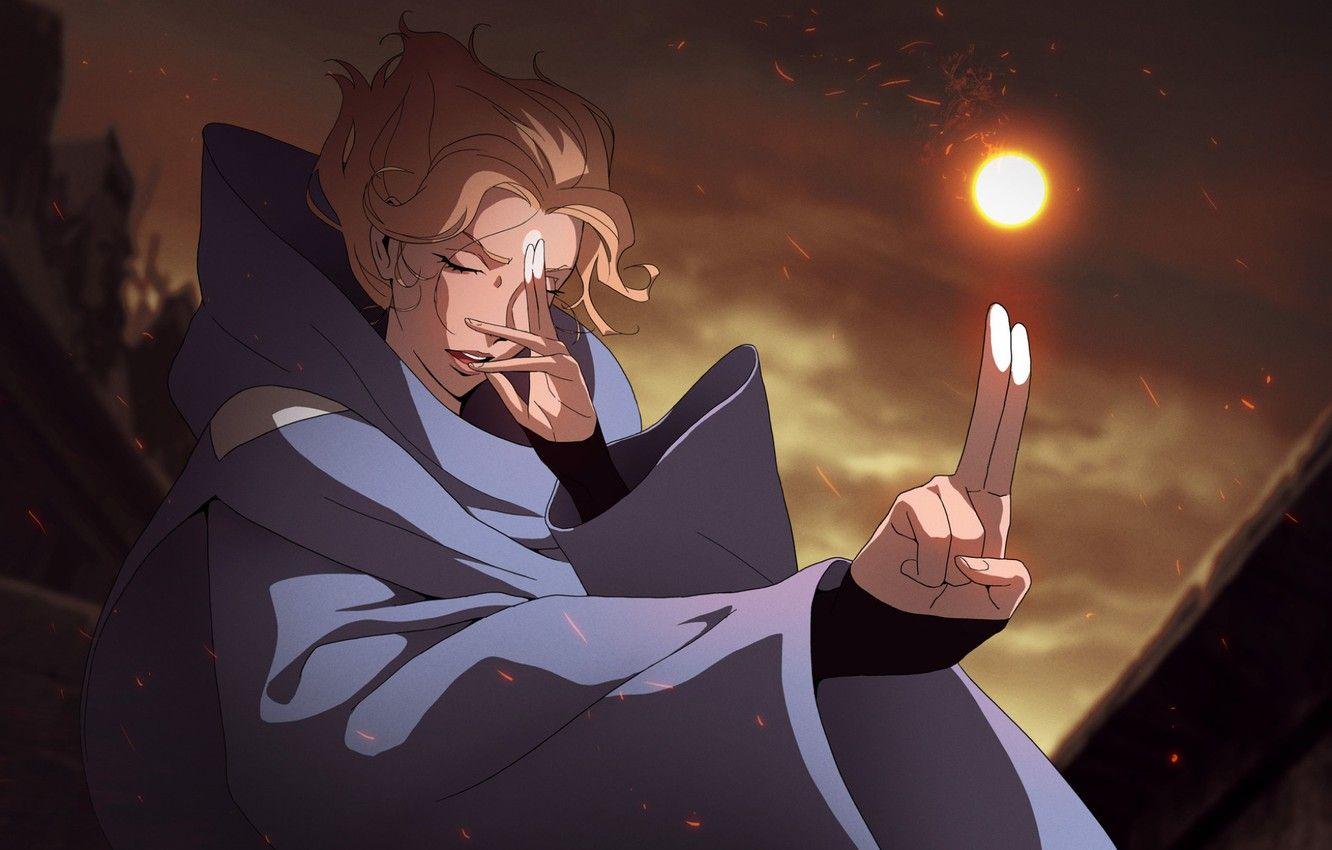 1332x850 Wallpaper girl, print, Castlevania image for desktop, section сёнэн