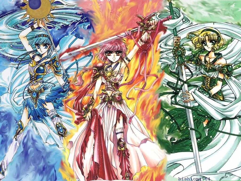 Magic Knight Rayearth - Wallpaper and Scan Gallery - Minitokyo