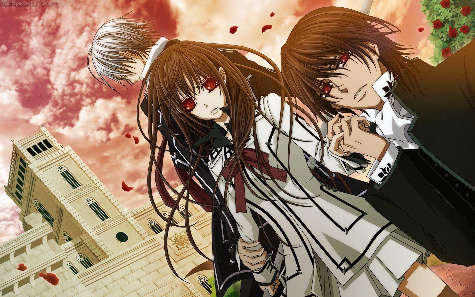 1920x1200 Anime Vampire Knight Wallpaper. Vampire knight yuki, Vampire knight kaname, Vampire knight season 3