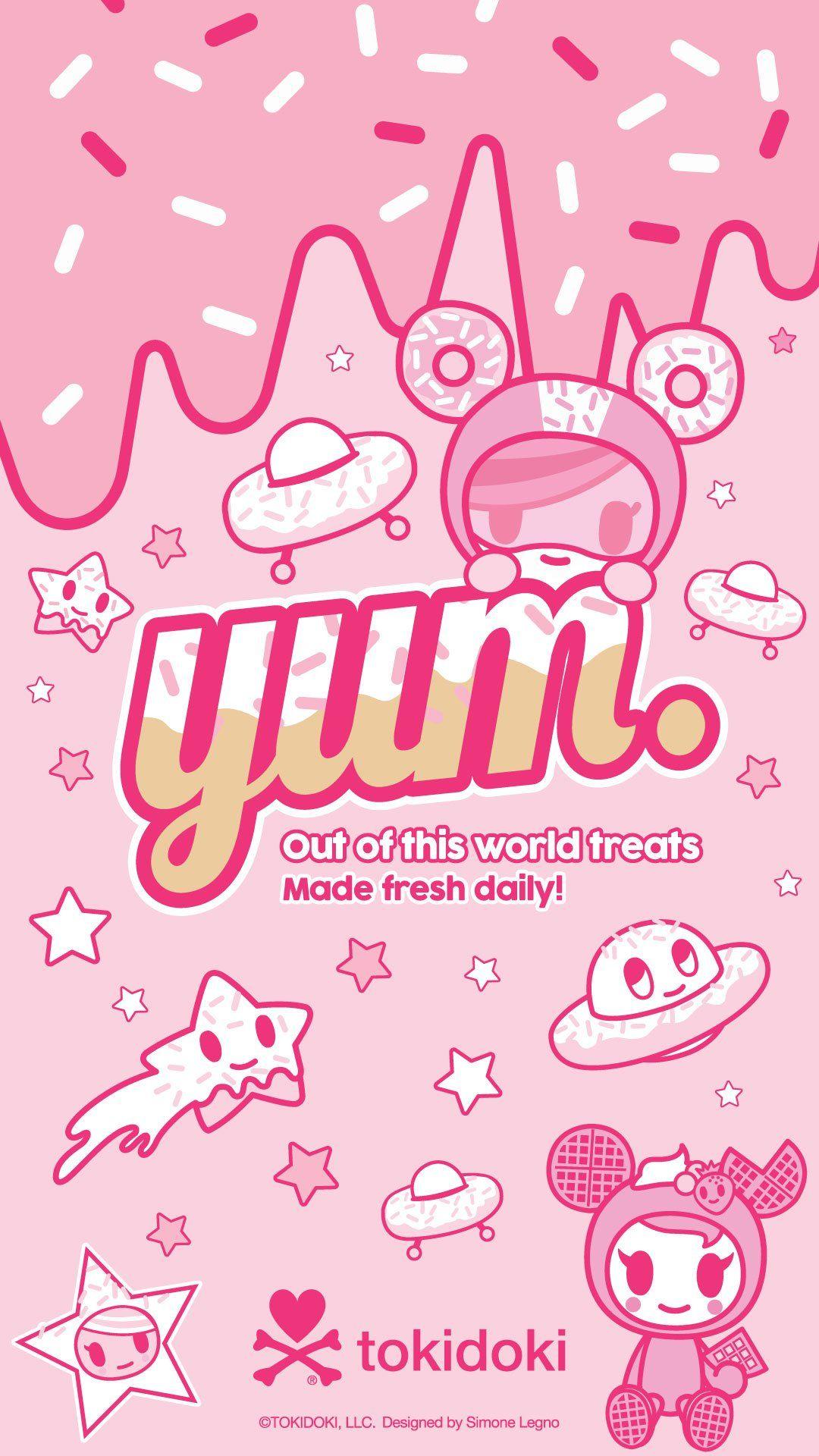 1080x1920 Donutella and her Sweet Friends Wallpaper