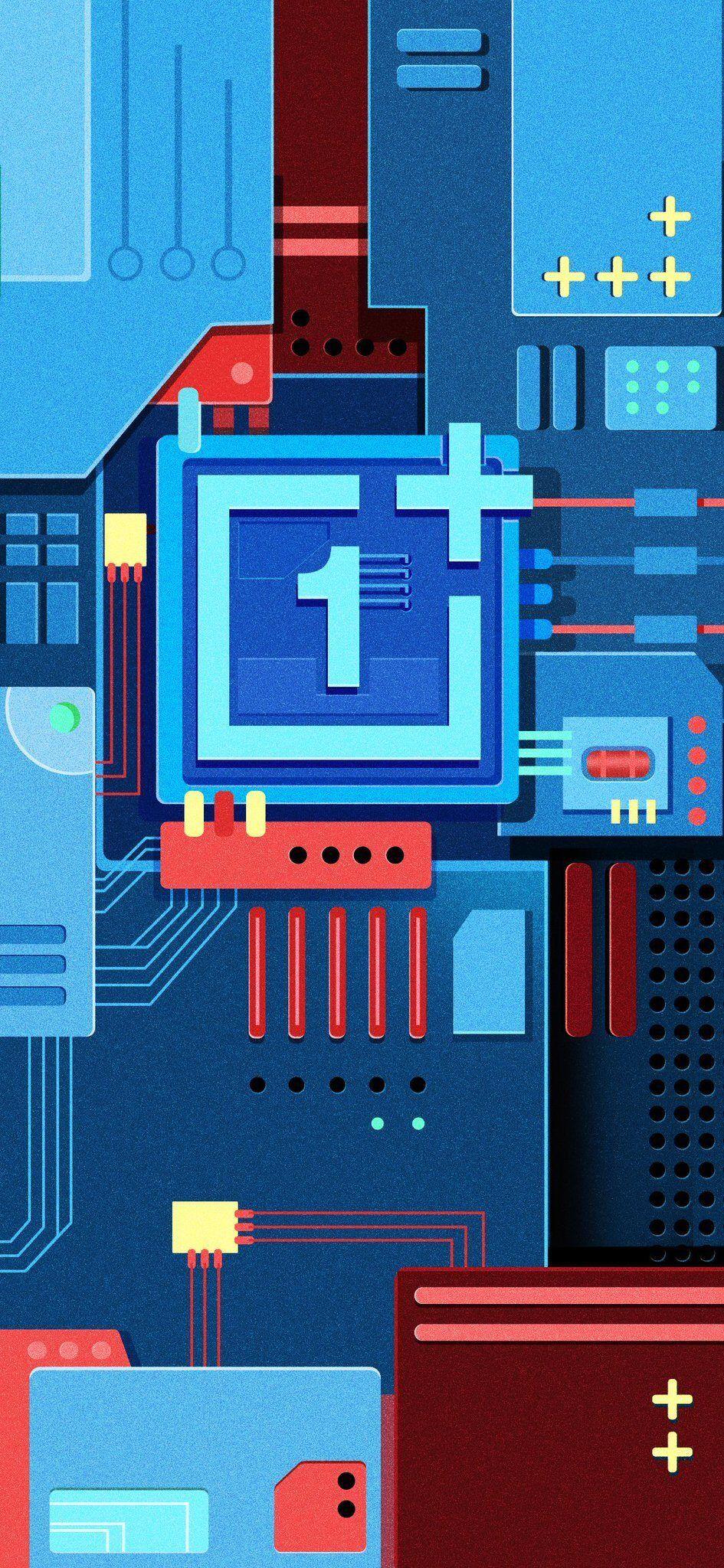 945x2048 Download new OnePlus wallpaper w/ colorful new logo
