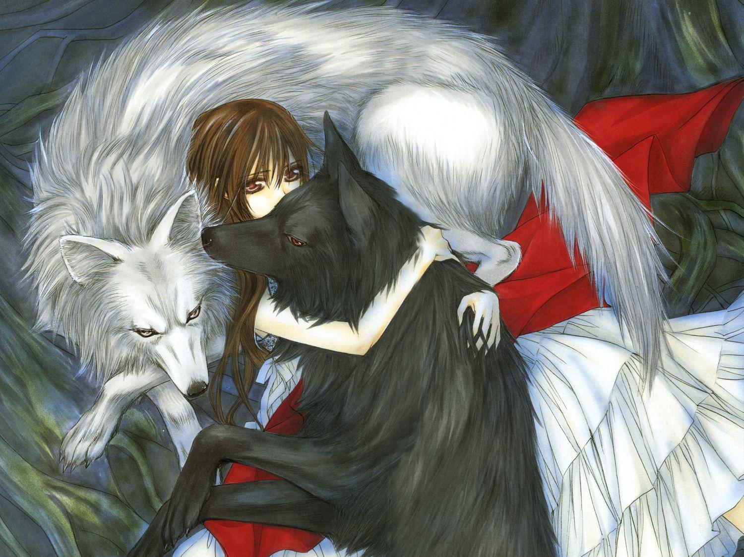 1500x1123 animal brown hair dress long hair vampire vampire knight wolf yuuki cross. konachan.com.com Anime Wallpaper