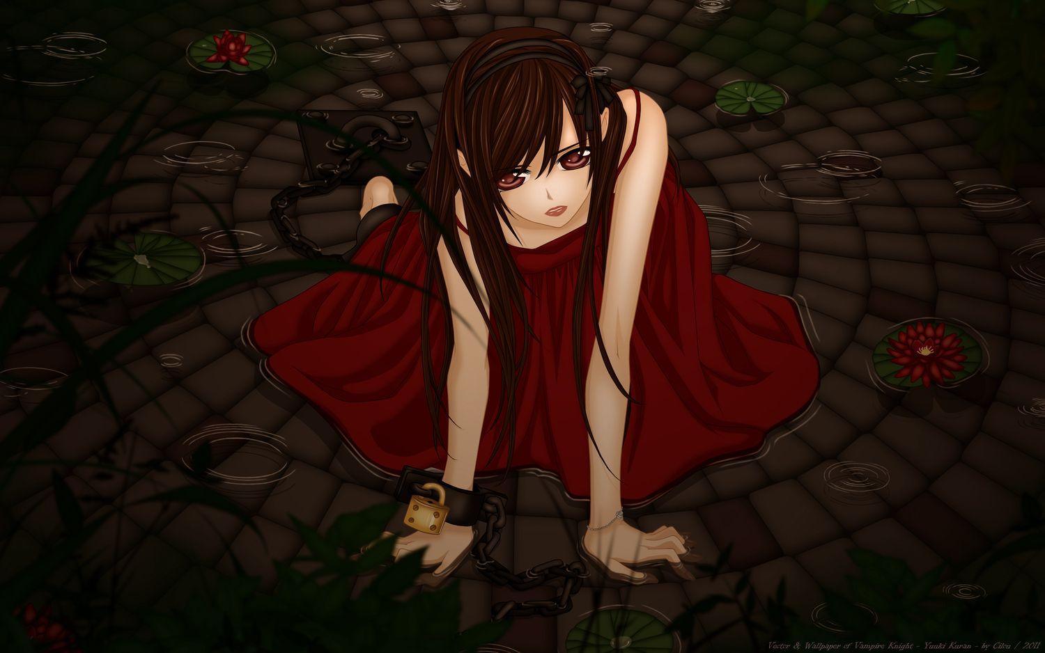 1500x938 dress, Vampire Knight, anime, anime girls, Yuki Cross wallpaper
