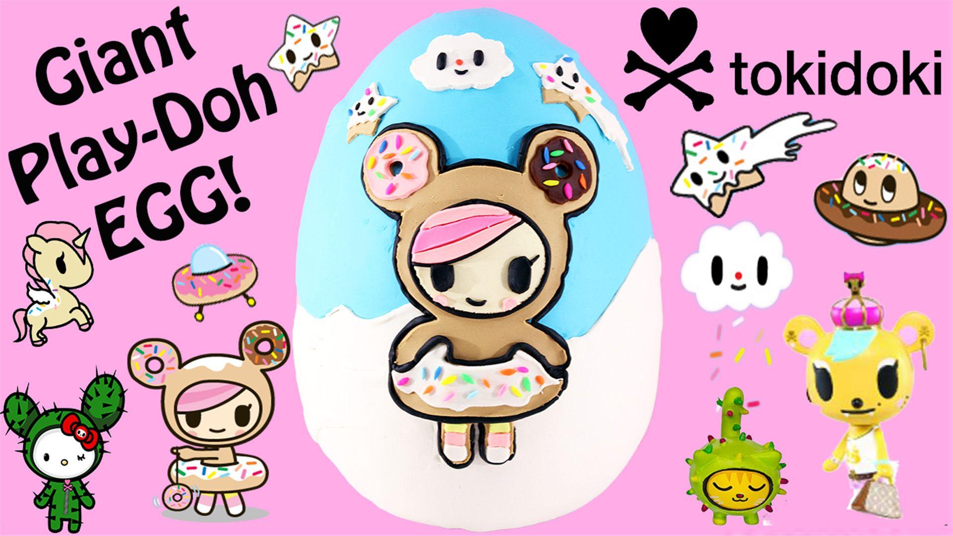 1920x1080 GIANT Tokidoki Donutella Play Doh Surprise Egg. Unicorno Royal Pride Frenzies Shopkins 2: Kathy, Jason, Awesome Toys TV