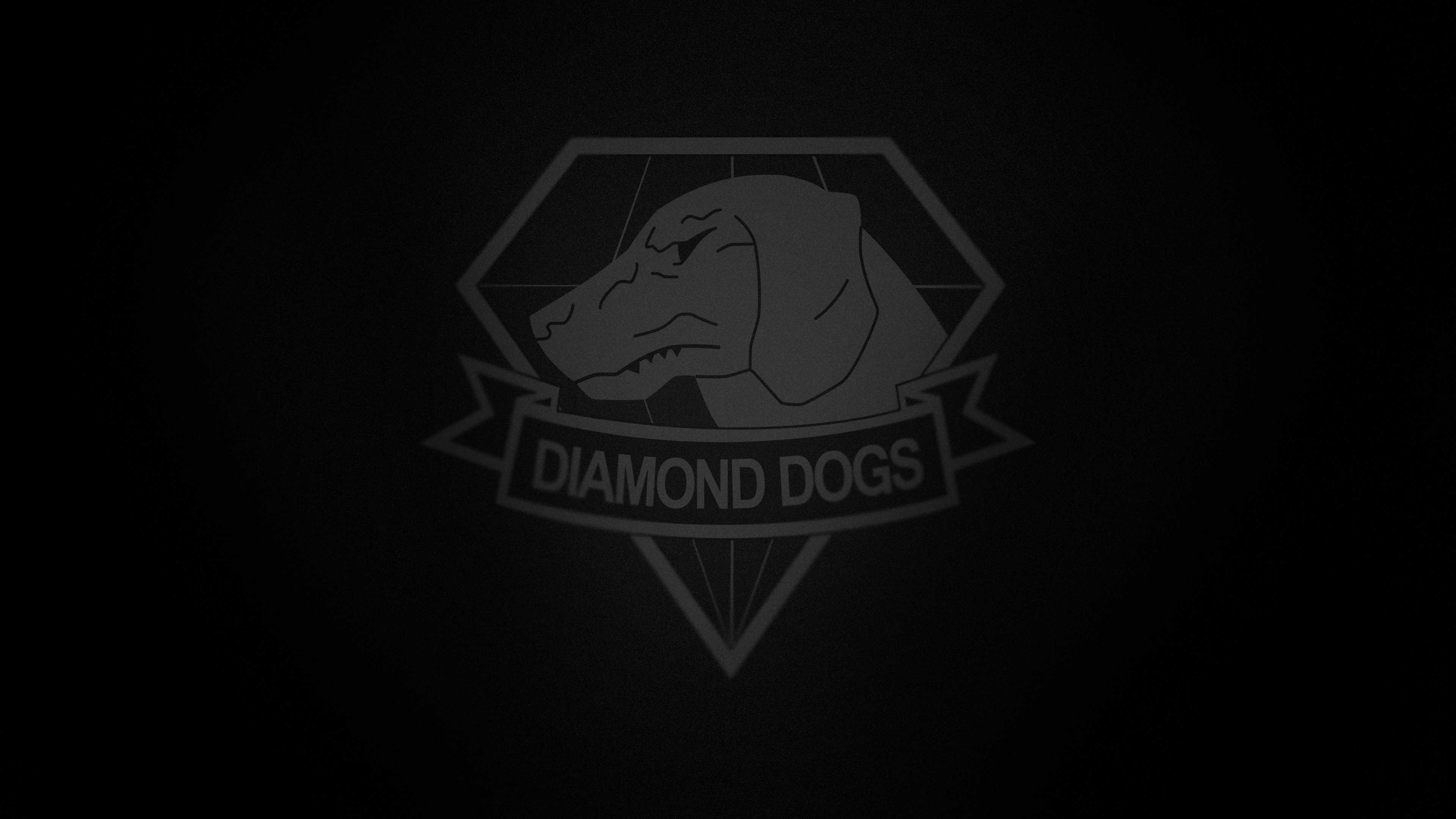 3840x2160 Metal Gear Solid 5 Phantom Pain Diamond Dogs Logo UHD 4K Wallpaper