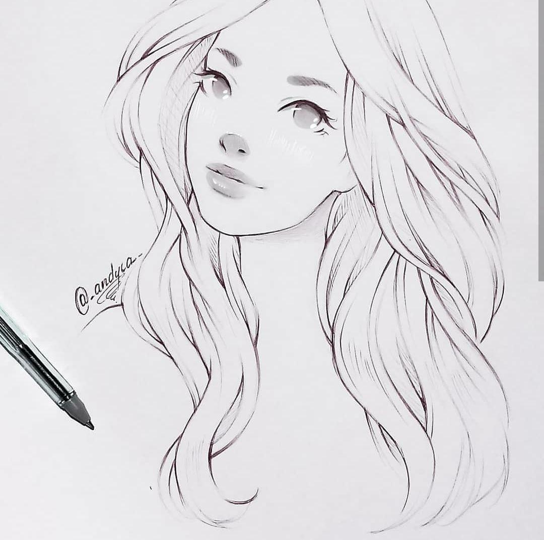 Anime Girl Drawing Tutorial for beginners by One pencil How to draw anime  girl in SIDE VIEW  Anime Girl Drawing Tutorial for beginners by One pencil  How to draw anime girl