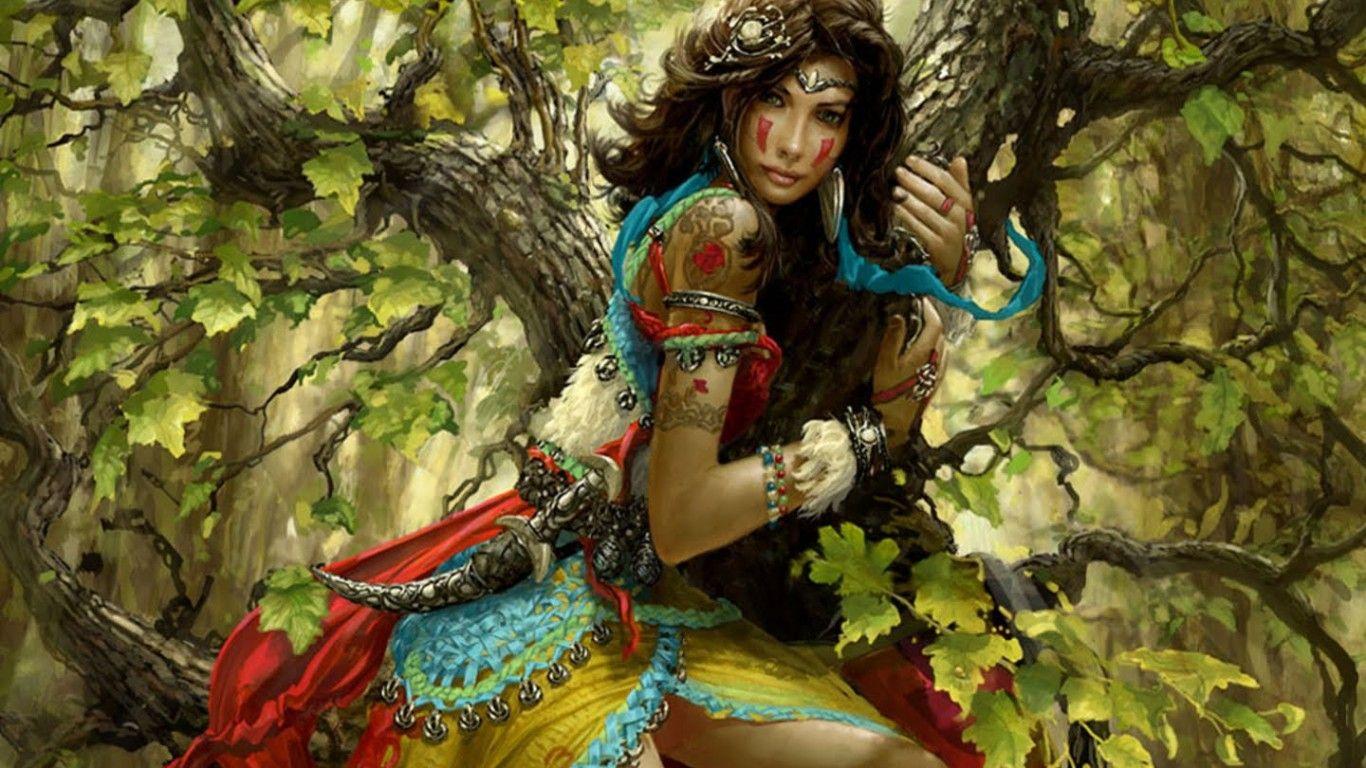 1366x768 Hd Wallpaper Women Warriors Desktop Wallpaper Fantasy Warrior Love Beautiful 1440x900 Wallpaper :