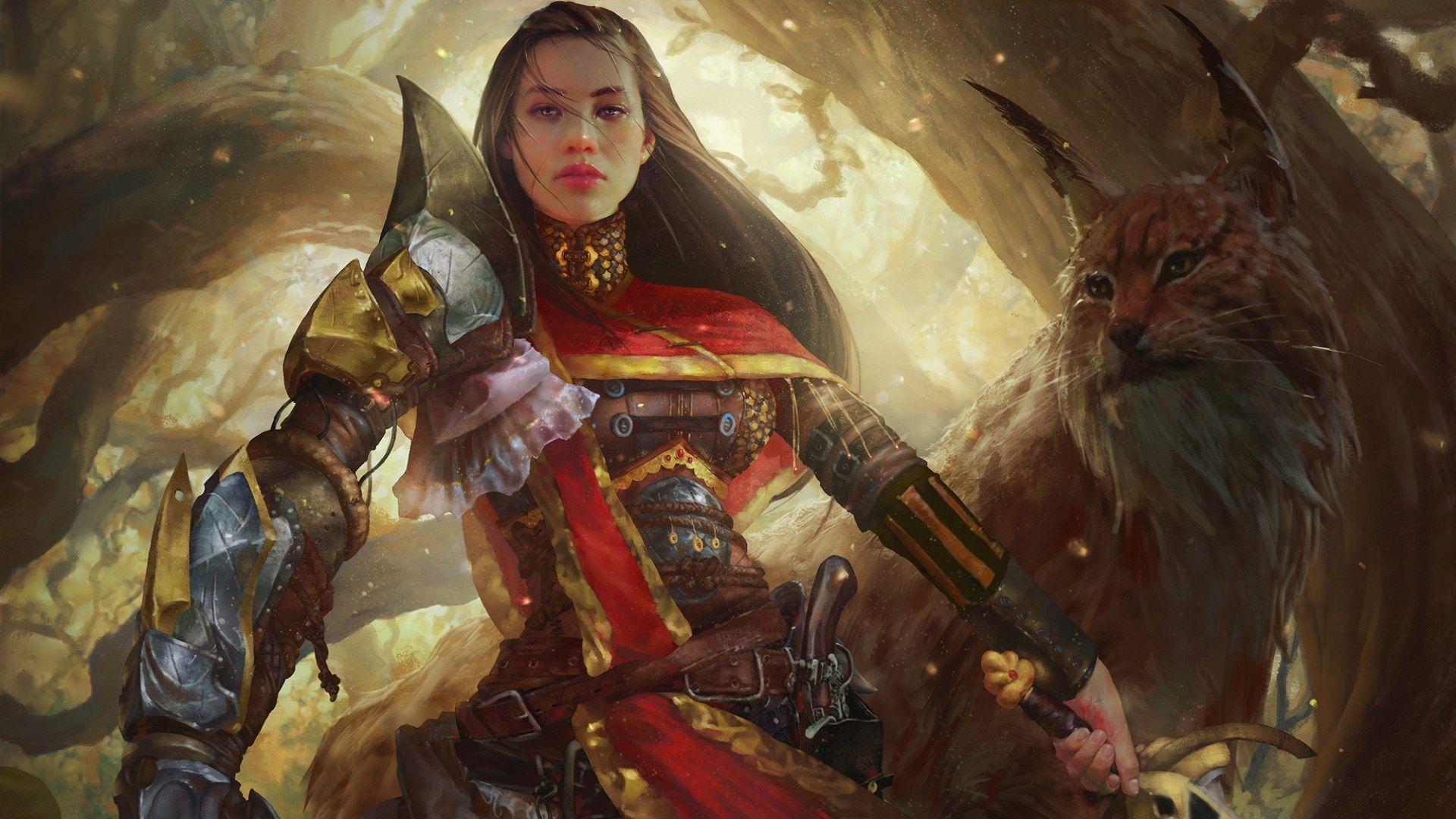 1920x1080 Art, Warrior, Women HD Wallpaper & Background • 39178 • Wallur