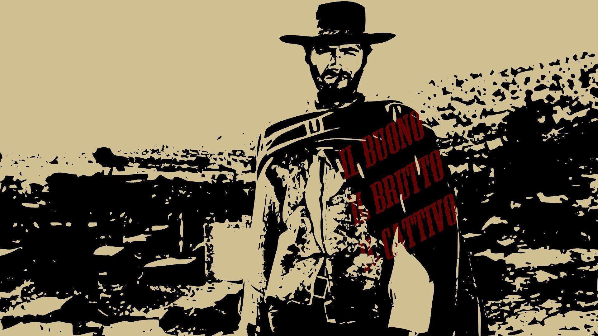 1920x1080 The Man With No Name high contrast HD wallpaper