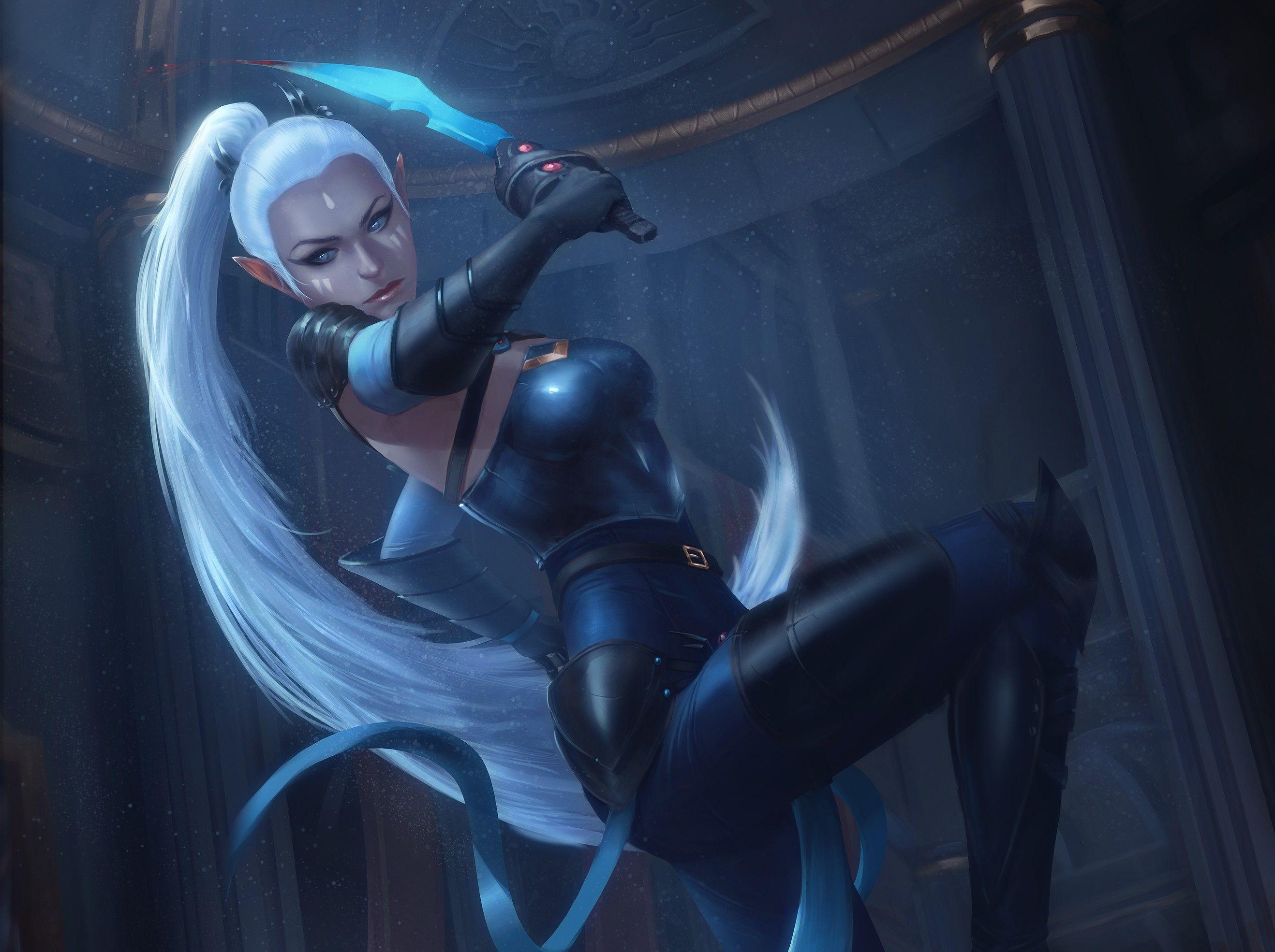 2636x1970 #artwork, #fantasy art, #women, #warrior, wallpaper. Mocah.org HD Desktop Wallpaper