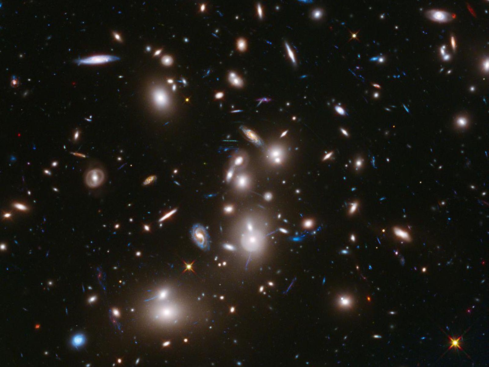 Hình ảnh không gian 1600x1200.  Hubble Frontier Field Abell 2744