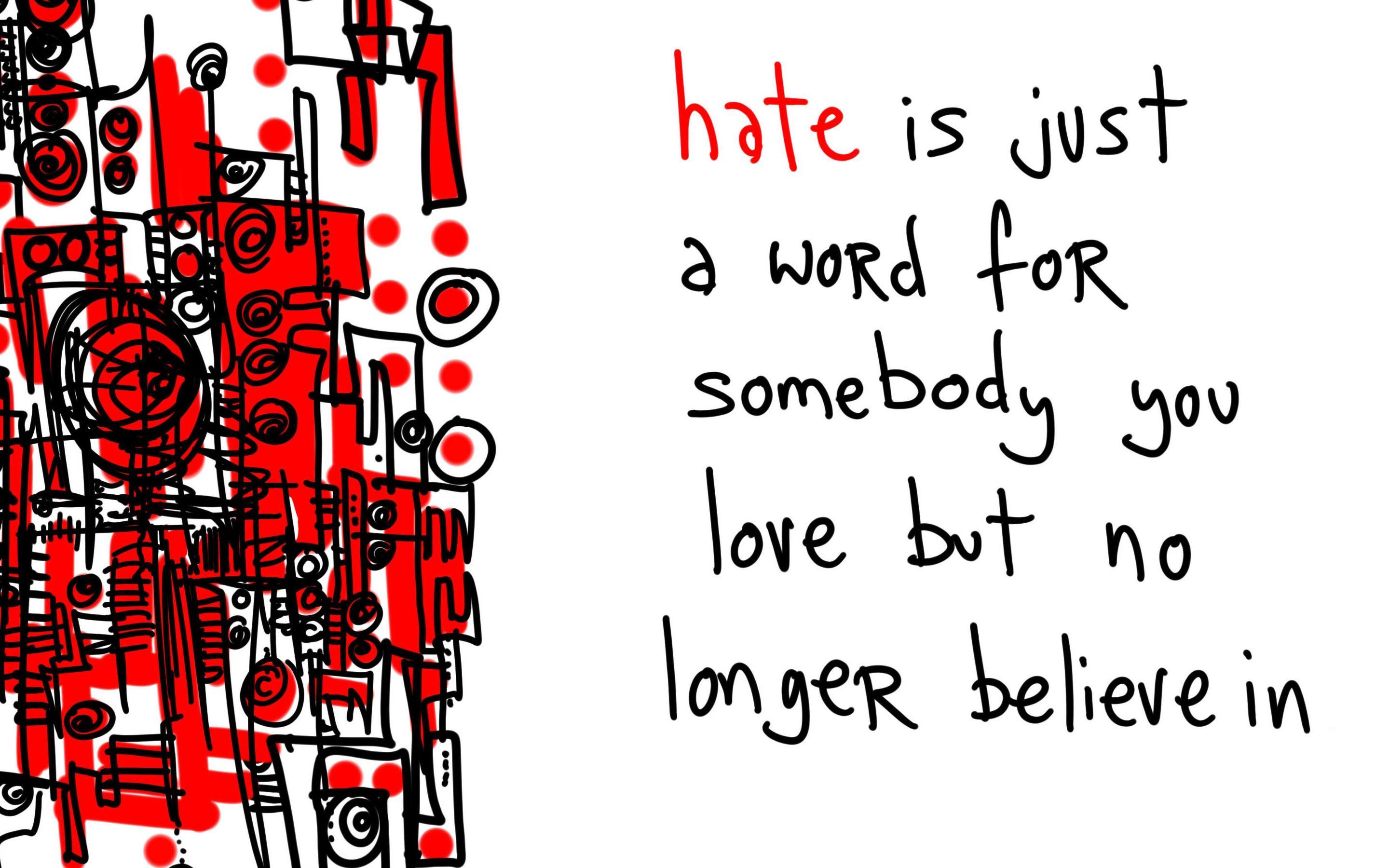 2880x1800 Hate Wallpaper. Hate Peeling Wallpaper, Hate Wallpaper and Love and Hate Wallpaper