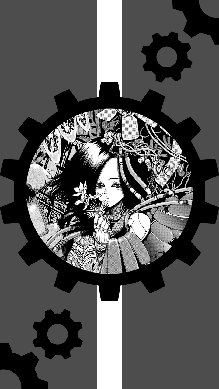 720x1280 I made this GUNNM wallpaper for my Phone and I wanted to shared. iPhone wallpaper, Wallpaper, Battle angel alita